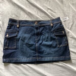 Old Navy Women's Denim Skirt - Blue